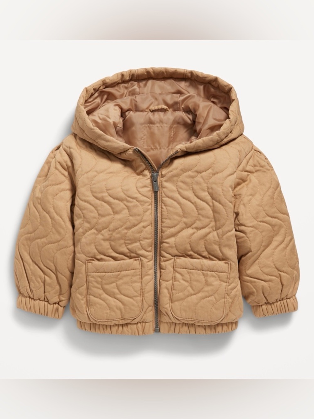 Old Navy Toddler Girls Quilted Pocket Twill Jacket (Size: 4T)